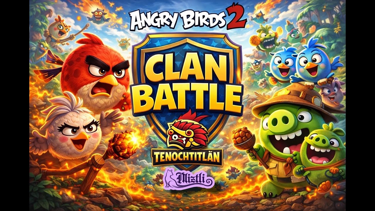 Angry Birds 2 Clan Battle 23 Feb 2026 su shuffle, no gem spending (86% ratio) #ab2 