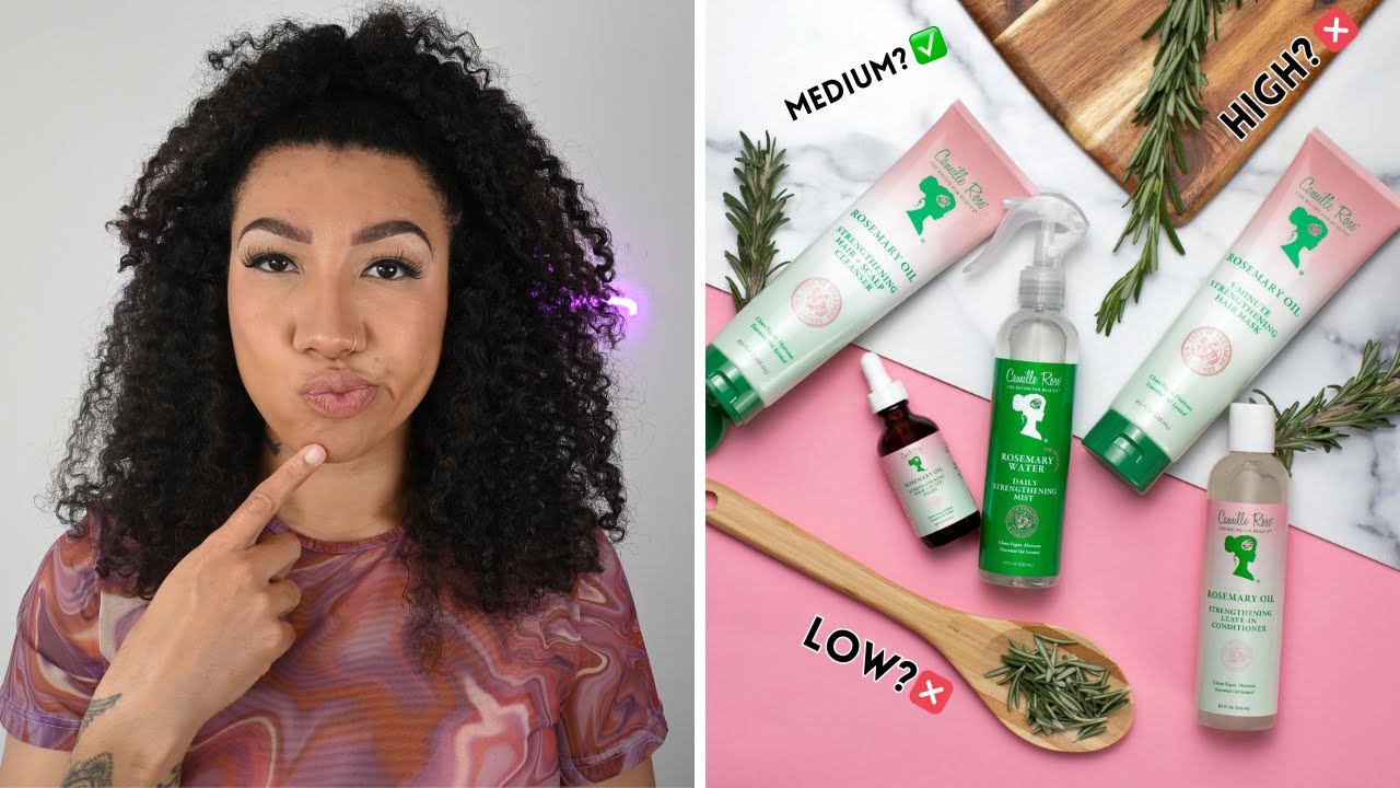 What Porosity Do The Camille Rose Rosemary Oil Products Work For?