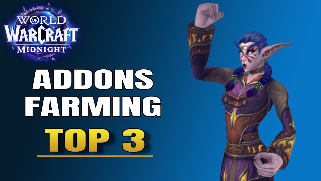MEILLEURS ADDONS pour le FARMING - Midnight WoW