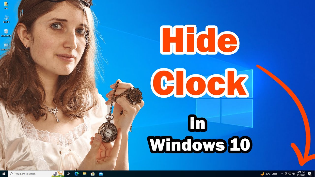 How to Hide the Clock In Windows 10 PC or Laptop