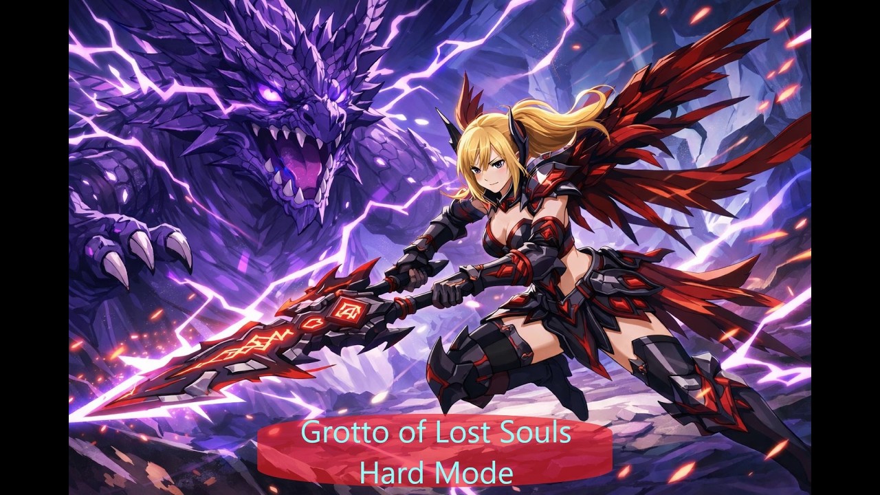 TERA Console 2026 | Grotto of Lost Souls Hard Mode | (Valkyrie Run)