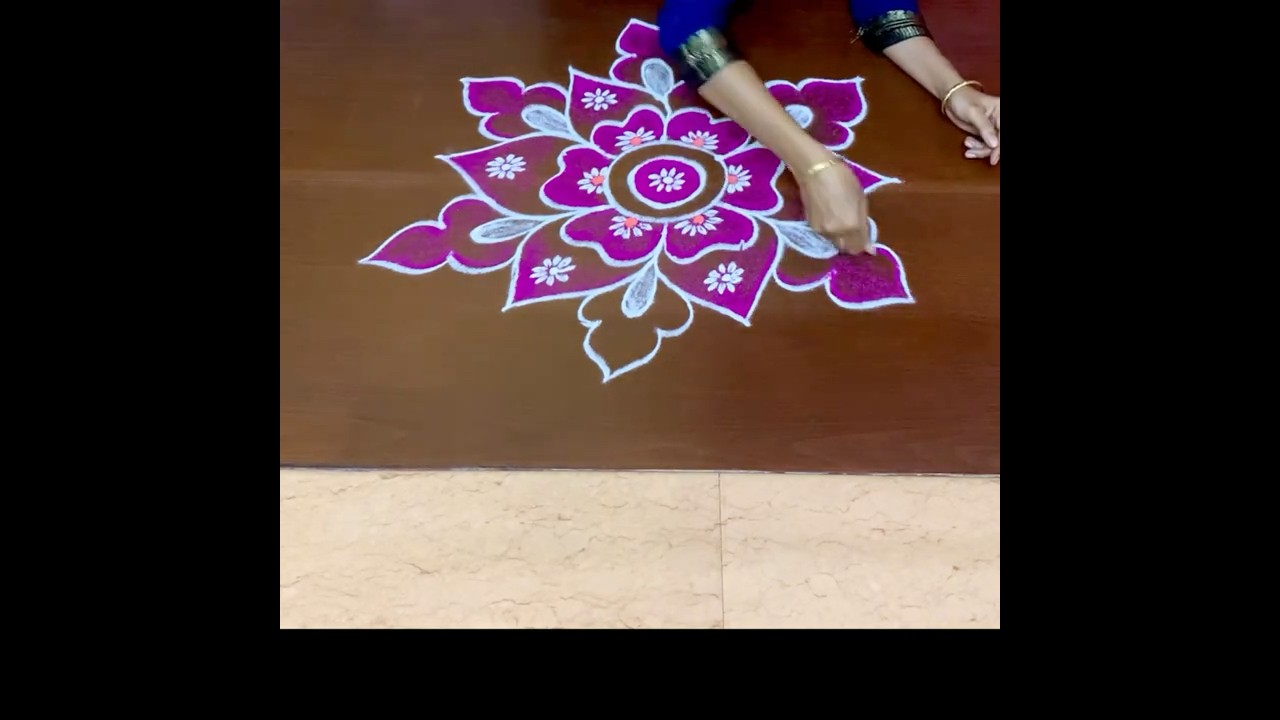 Easy Friday rangoli designs🌷5*3 dots beautiful ugadi Muggulu🌷Simple Festival kolam #super Muggulu
