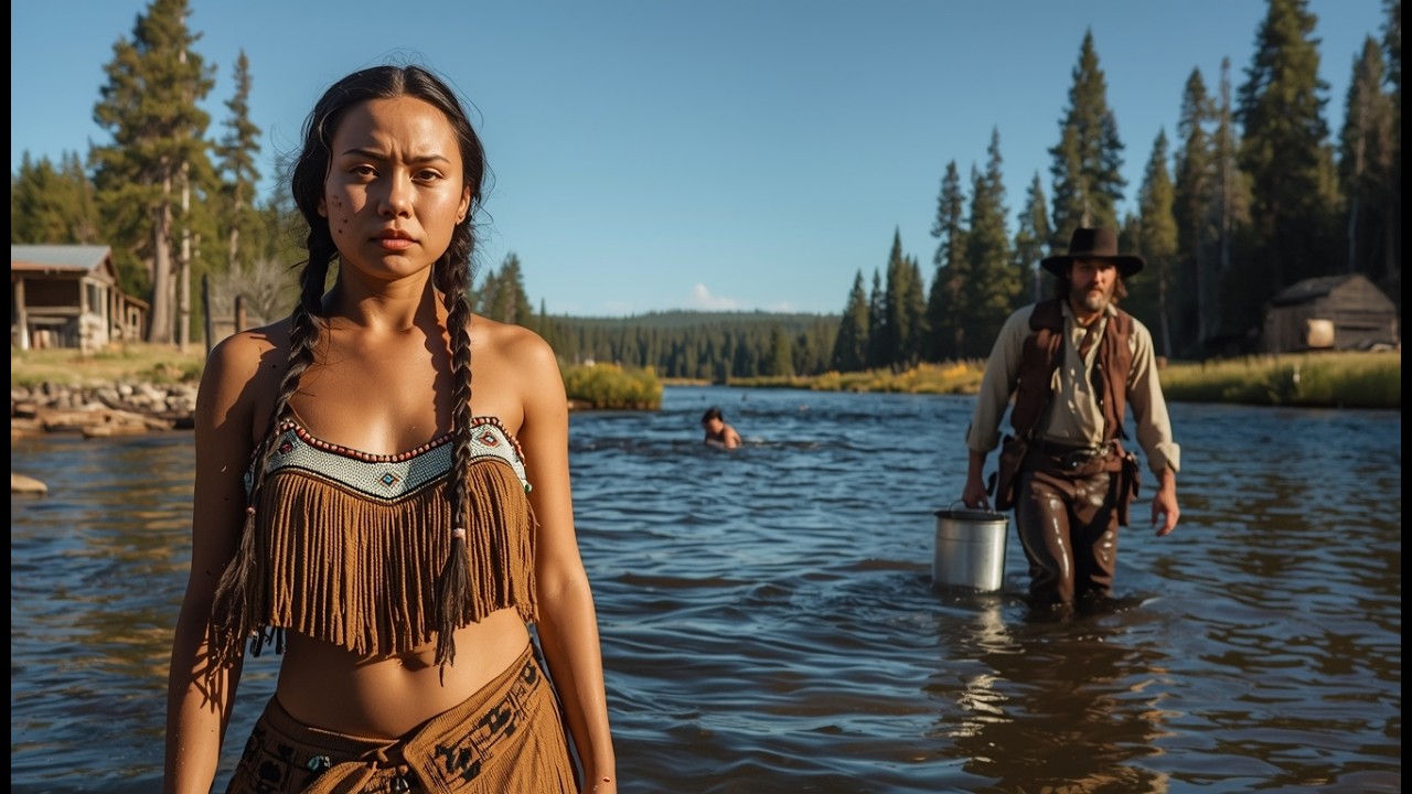 Rancher Spotted a Fugitive Apache Beauty Bathing in the Creek Behind His House, and Her Beauty Stood