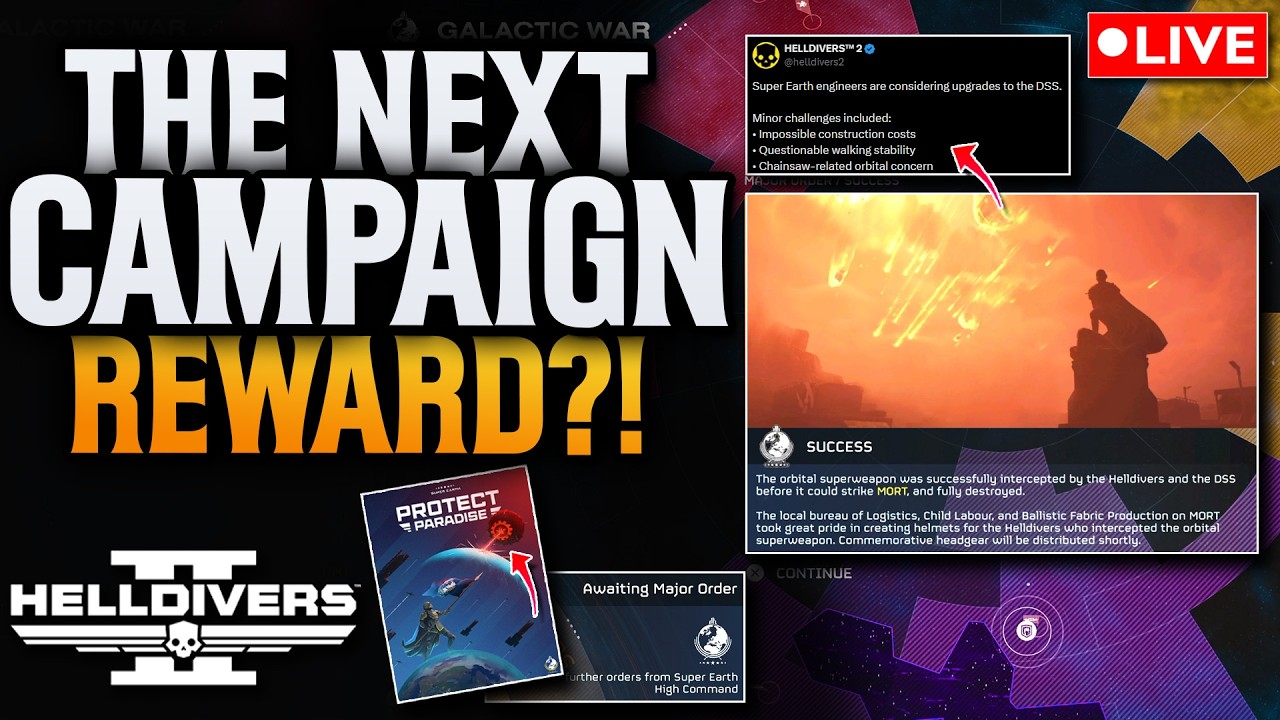 🔴Helldivers 2 Next Campaign Major Order! What Will It Be?!