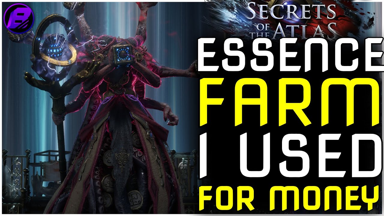 The Essence Atlas Strat, который я использовал для фарма валюты для своей сборки в PoE 3.26 Secre...