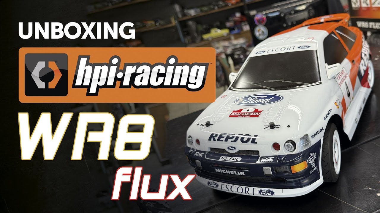HPI Racing WR8 Flux. Um baita automodelo “Unboxing” 