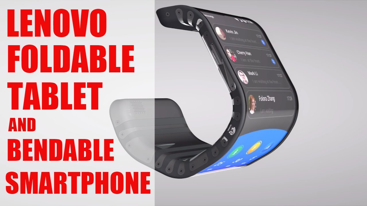 Lenovo's FOLDABLE TABLET & BENDABLE SMARTPHONE - First Look (English)