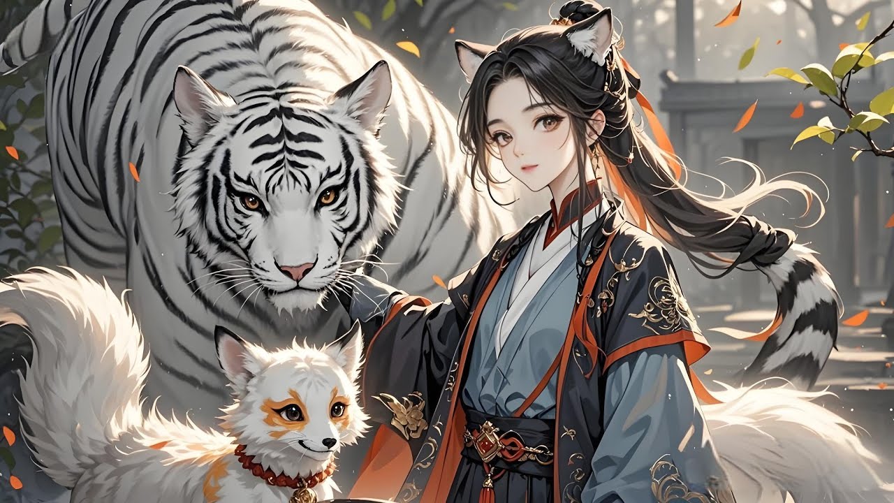Reborn, my sis snatched the little fox first, and I took the white tiger instead; she had no idea...