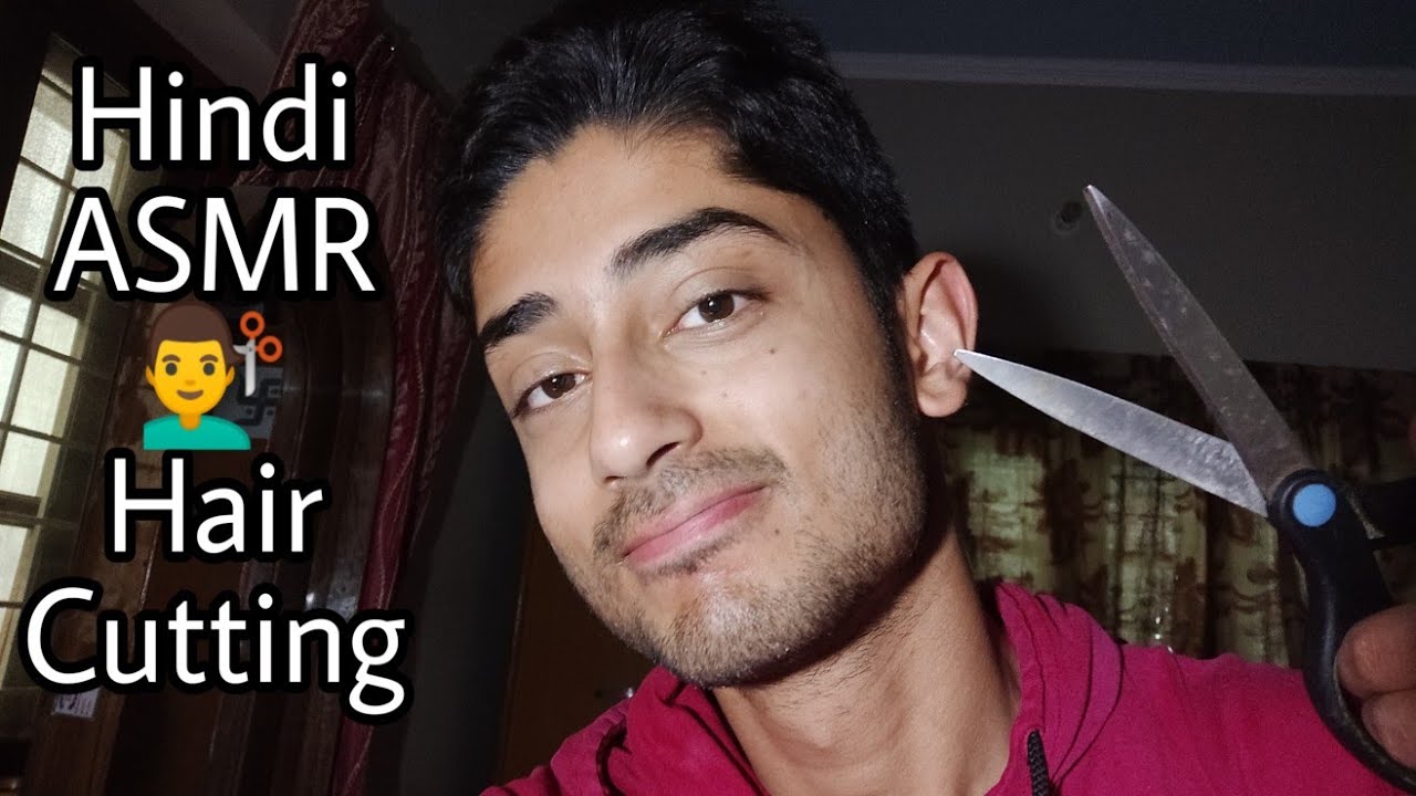 ASMR Hindi ✂️ Hair Cutting RP • Scissors and Mouth Sounds