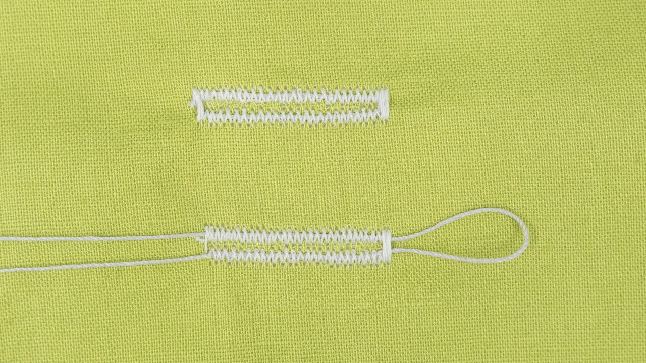 How to Sew a Corded Buttonhole