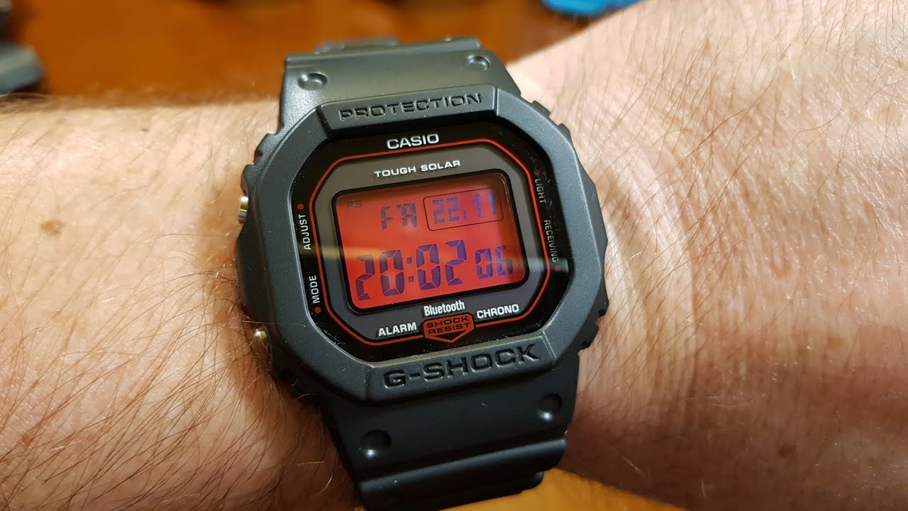 Casio G-Shock GW-B5600AR-1ER - unboxing, comparison and try on