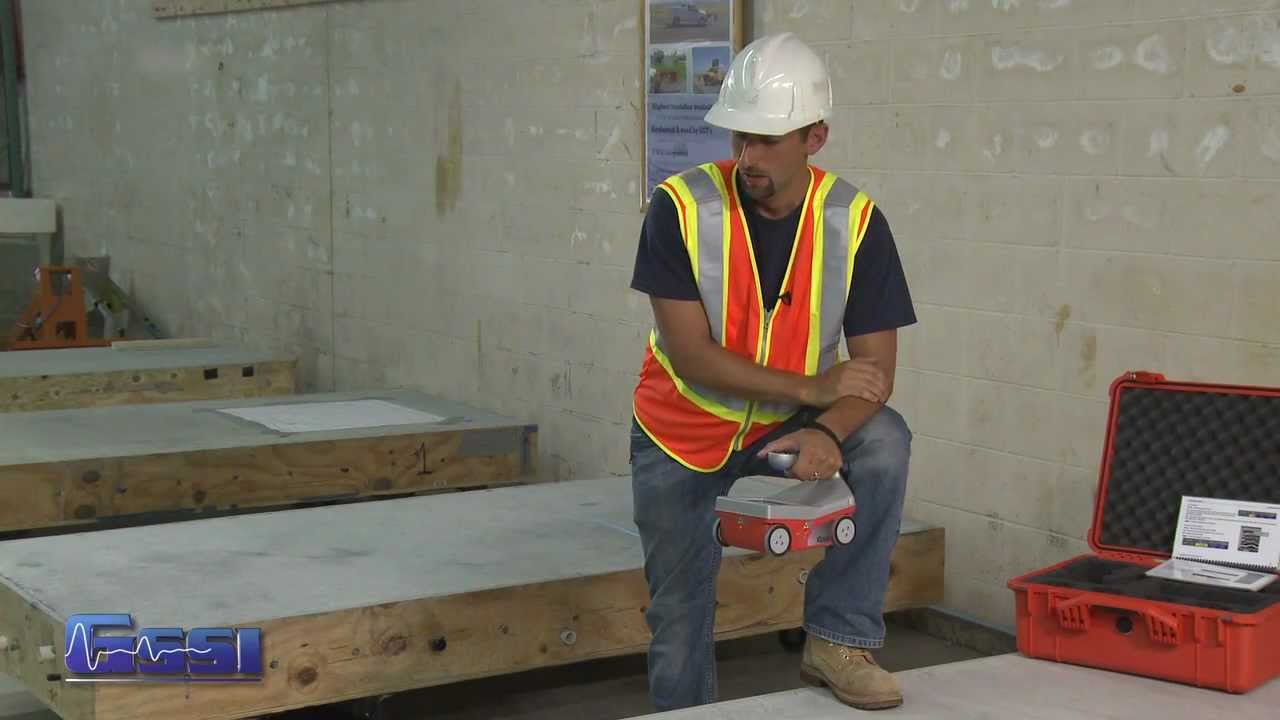 How to: Scan Concrete with Pan Decking using Ground Penetrating Radar