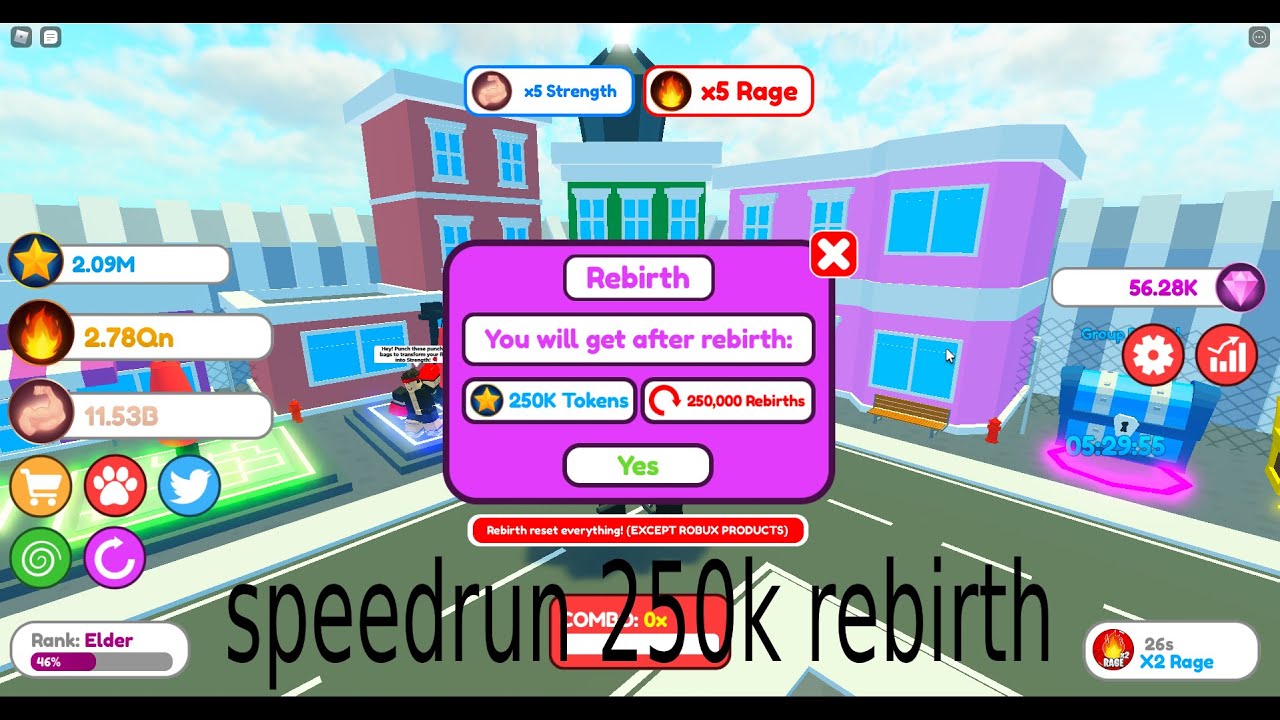 Destroyer Simulator 250k rebirth speedrun