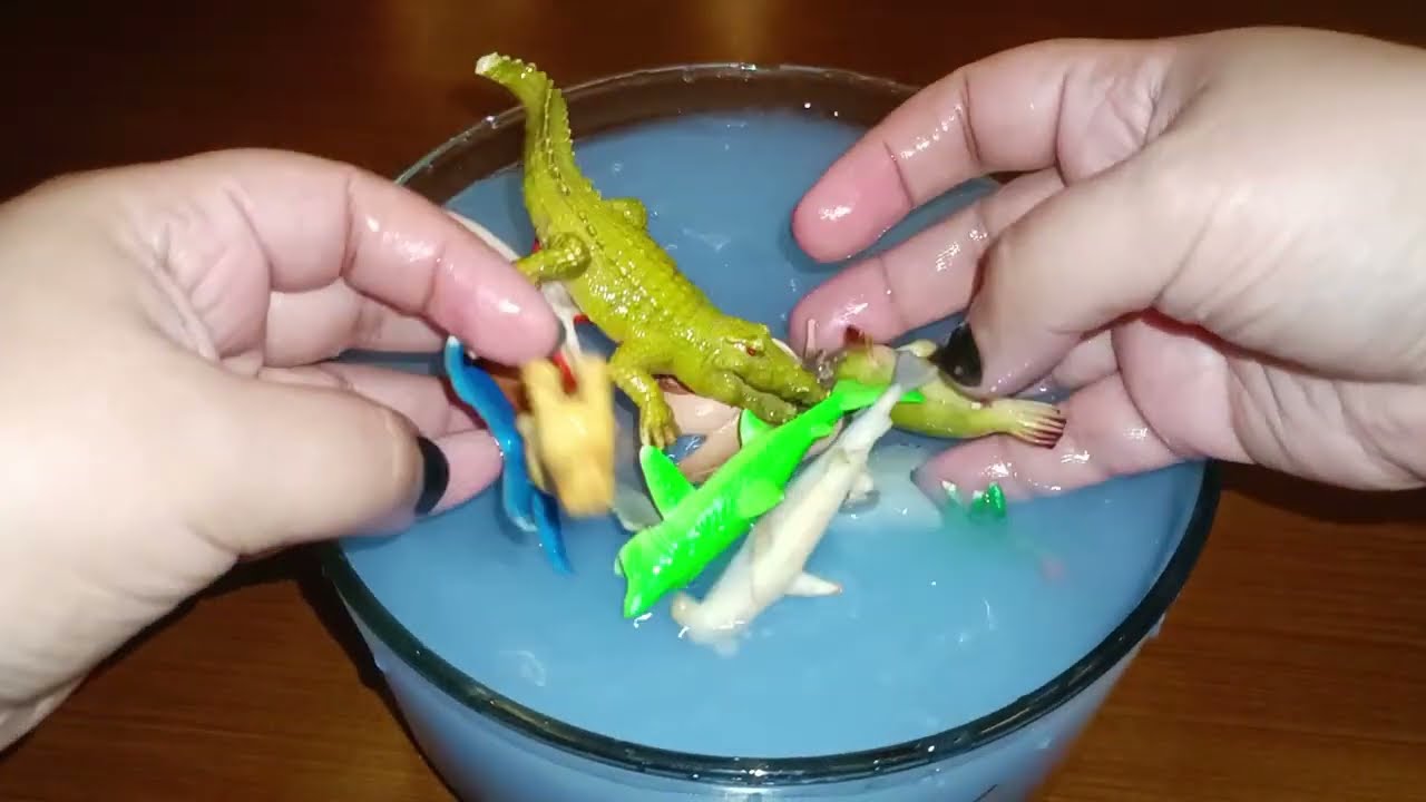 Unboxing Mini Sea Animals Fun video water fun Asmr relaxing 