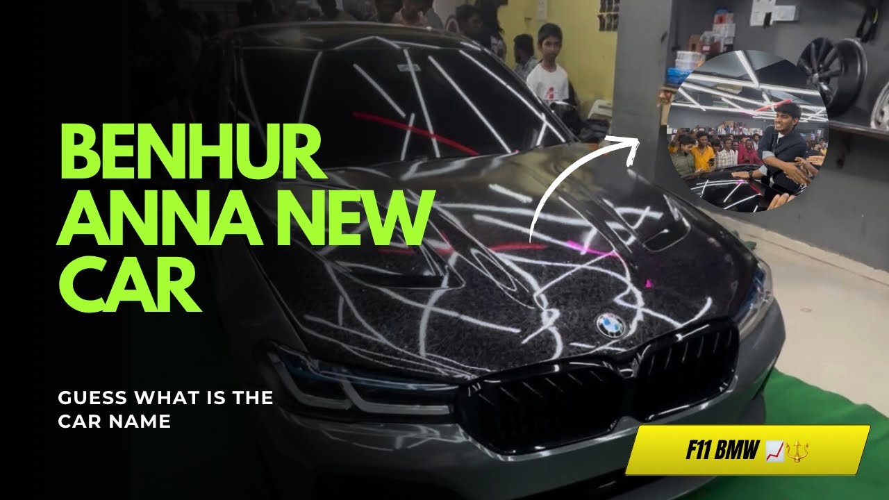 Benhur anna New car🥵 #benhurrider46 #ridersnikith46 (BMW) guess the name