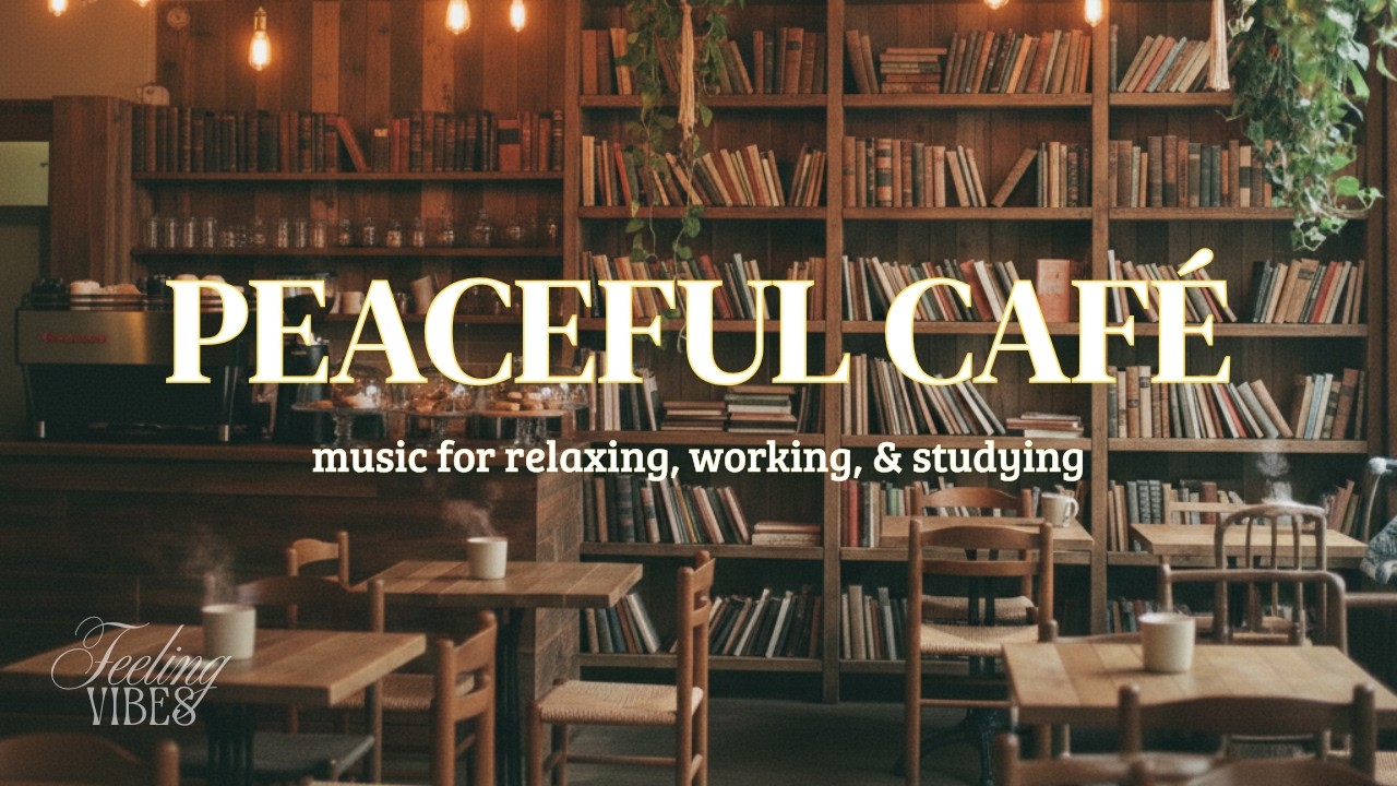 Peaceful Morning Café ☕ Relaxing Acoustic Guitar & Violin for Work & Study