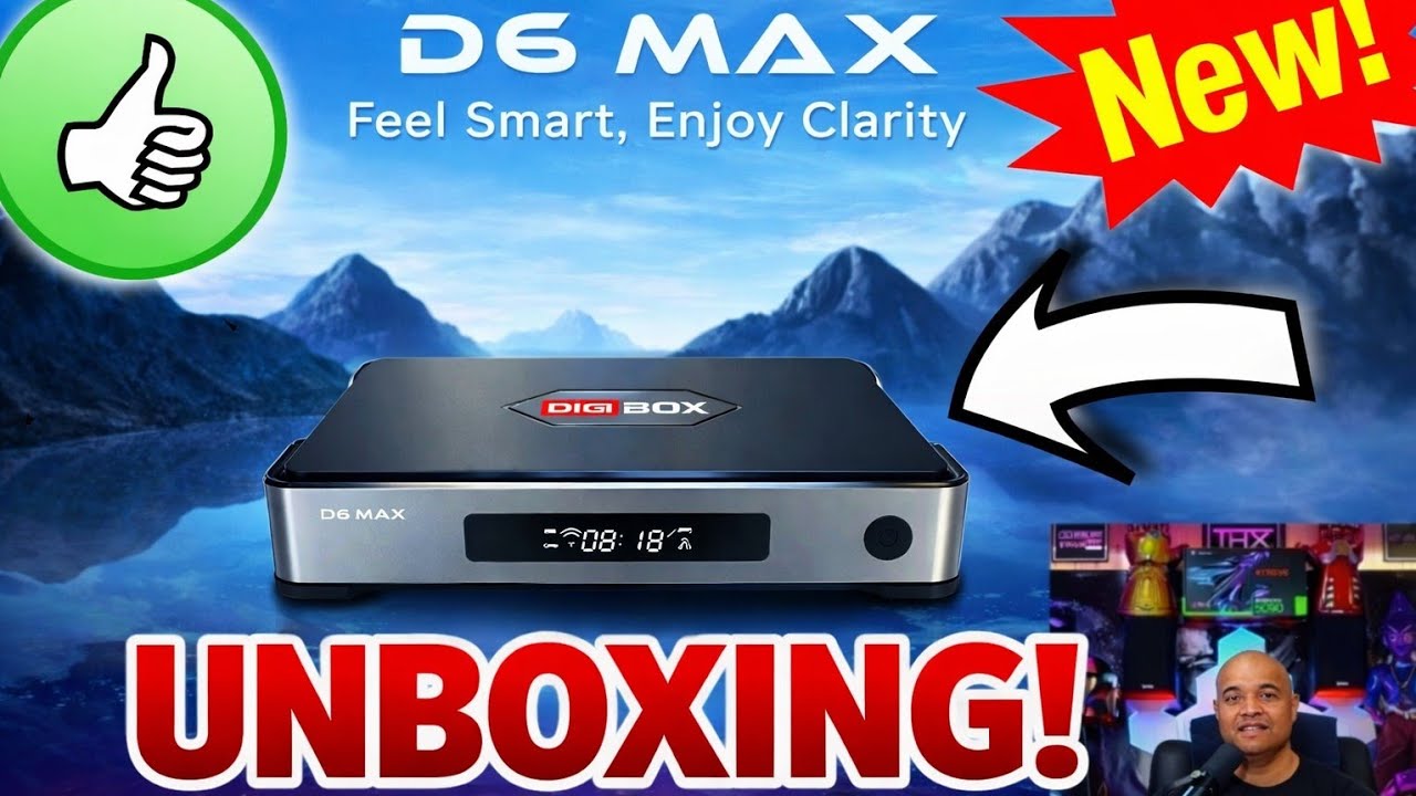 Лучшая ТВ-приставка для потокового вещания? - DigiBox D6 Max - Распаковка и настройка