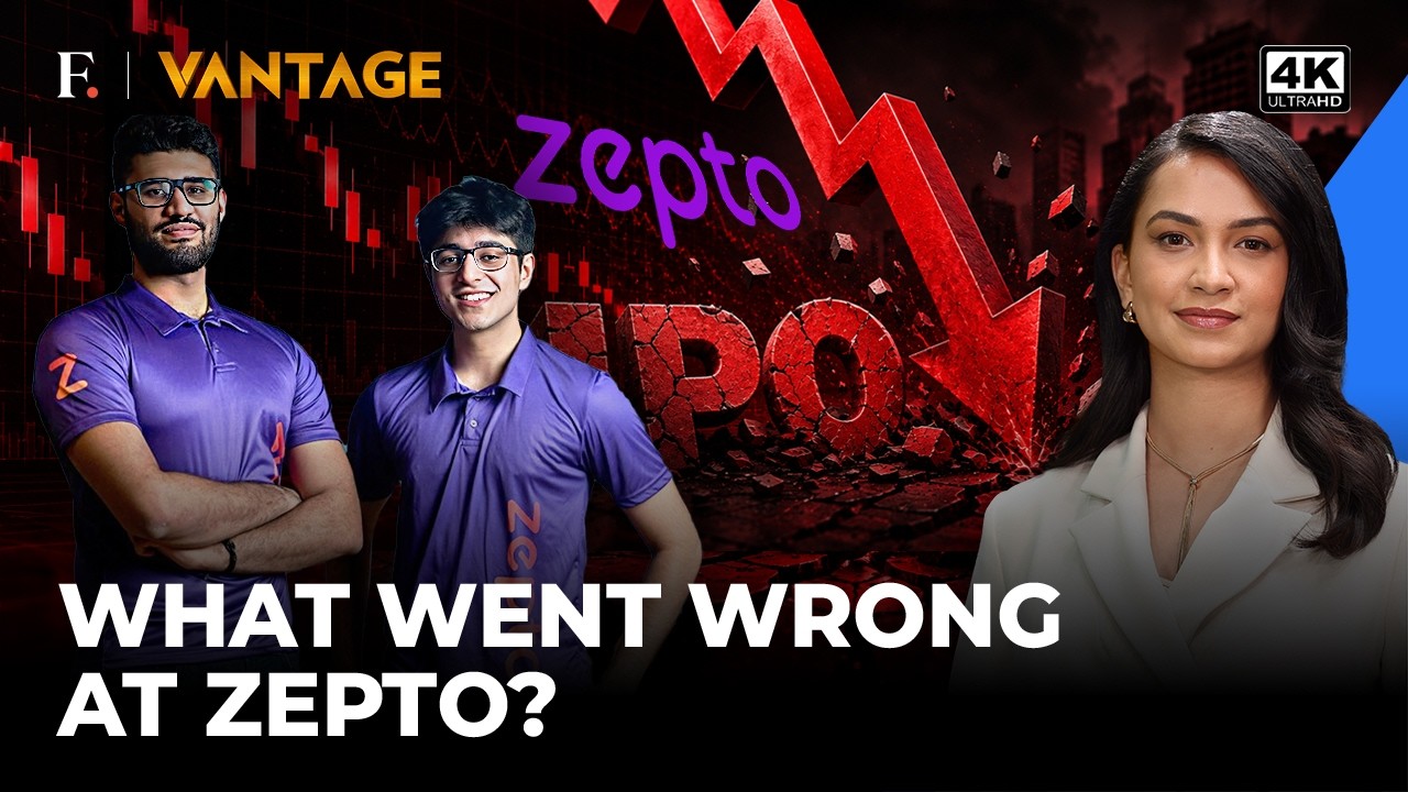 Zepto откладывает IPO из-за снижения оценки инвесторами. Вот почему | Vantage on Firstpost | 4K