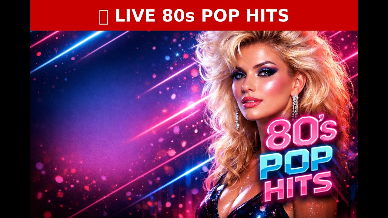 🔴 LIVE 80's Pop Hits Radio | Best Retro Music Mix | 24/7 80s Playlist