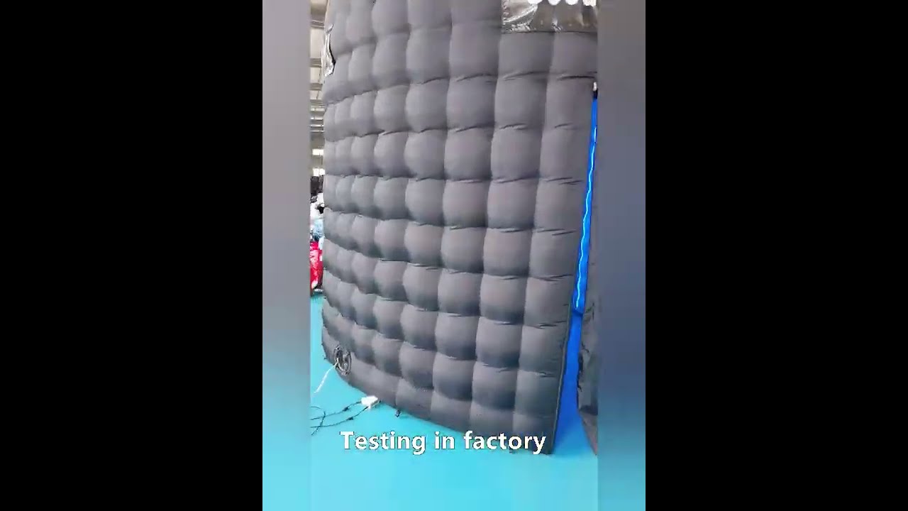 Portable 360 Enclosure Inflatable Photo Booth Backdrop Wall with LED for Birthday Party / Event