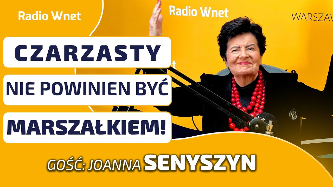Joanna Senyszyn: Czarzasty nie powinien być Marszałkiem Sejmu. Jest mściwy. Źle oceniam Nawrockiego