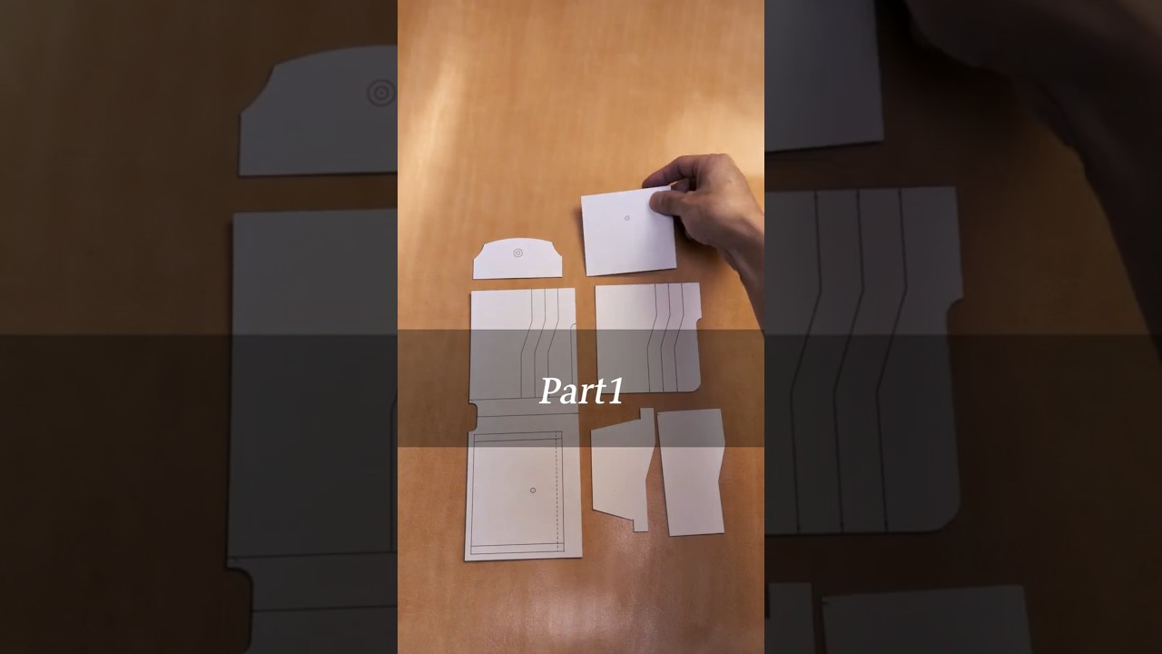 How to Make a Bifold Leather Wallet | Assembly Process | Part1