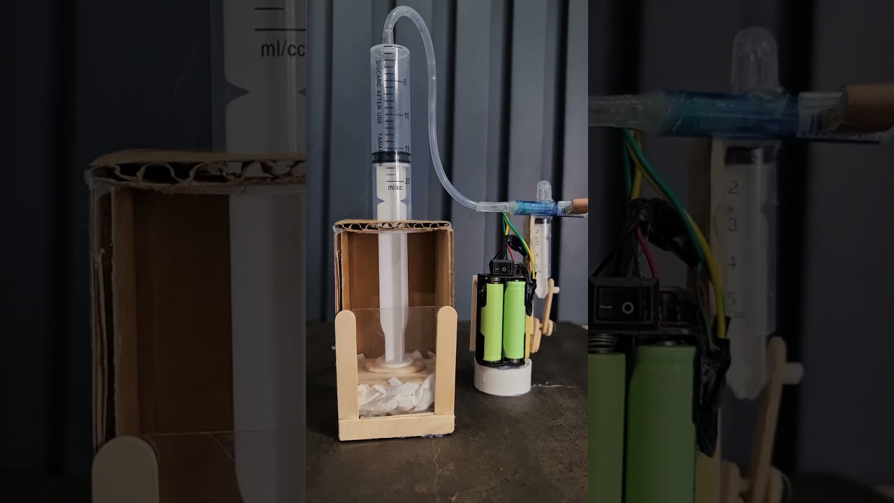 C&aacute;mara de compresi&oacute;n del compactador vertical #DIY #mecanismo #tecnolog&iacute;a