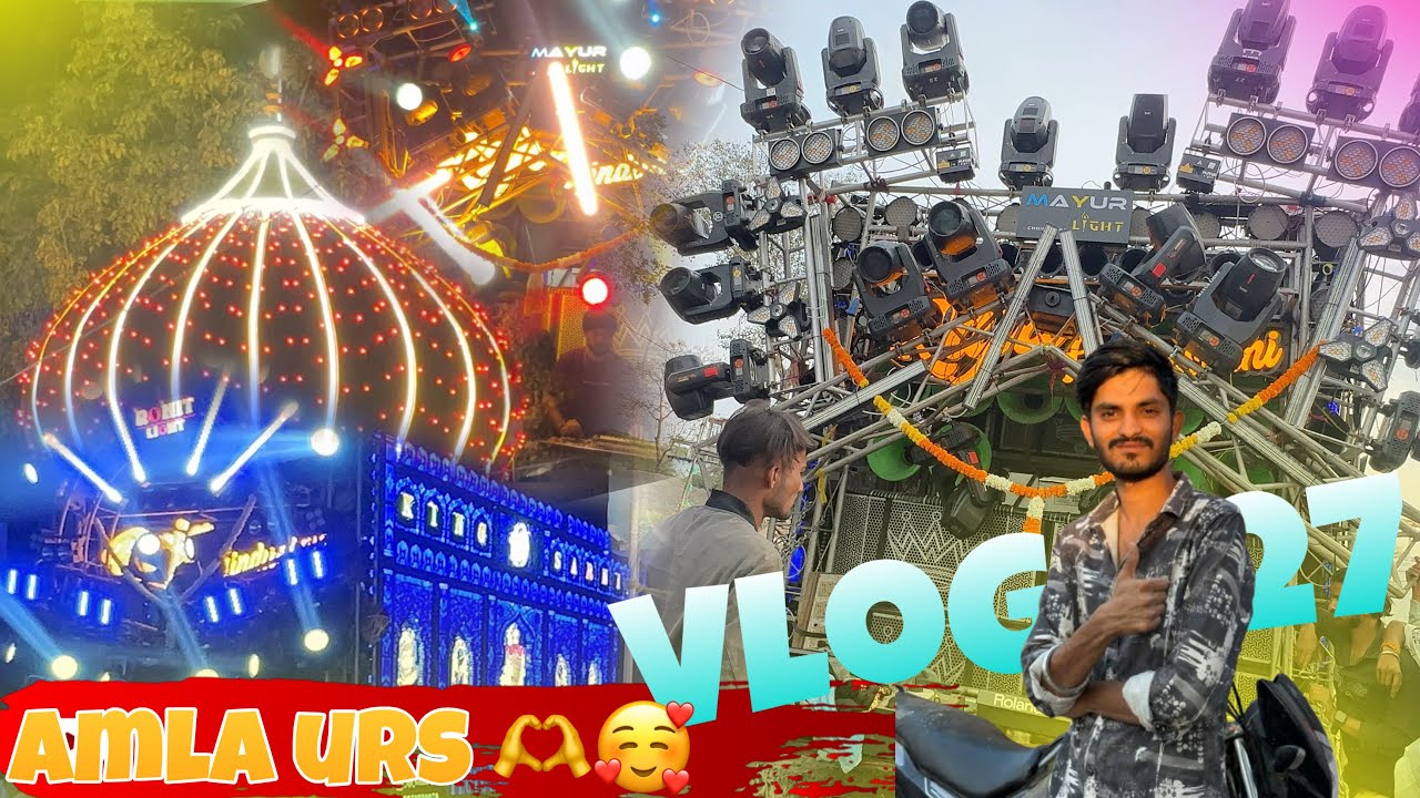 #vlog - 27 : amla urs 2026 - फुल माहौल 😱 - raja Hindustani dhumal sarni - #vlogger #vlogs #vlog 