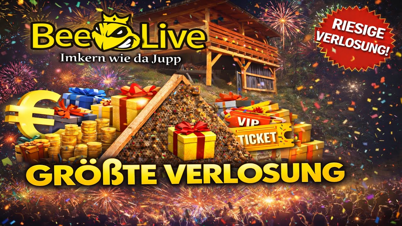 Die gro&szlig;e Verlosung von Bee Live 01.01.2025  um 19 Uhr