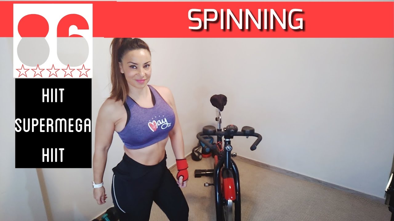 0598  Clases de Spinning para Glúteos Y Piernas/ Super HIIT Tonifica y quema Calorias