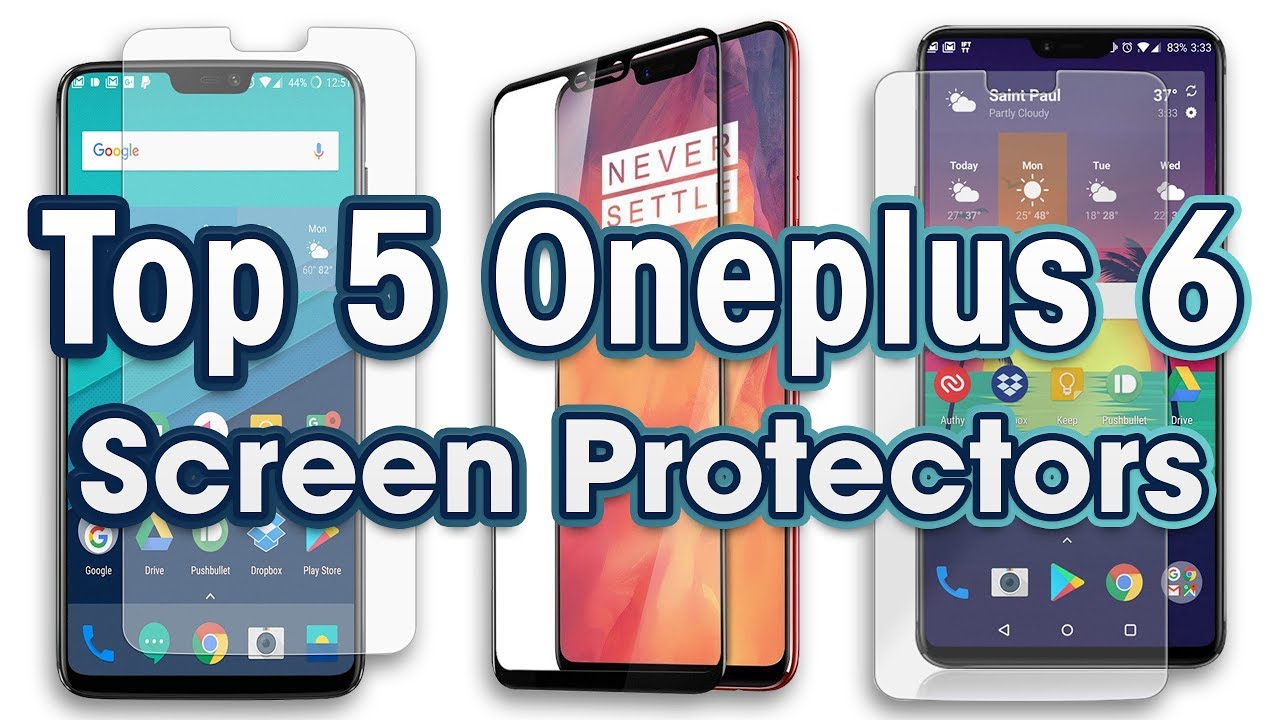 Top 5 OnePlus 6 Screen Protectors (Curved Plastic & Tempered Glass)!