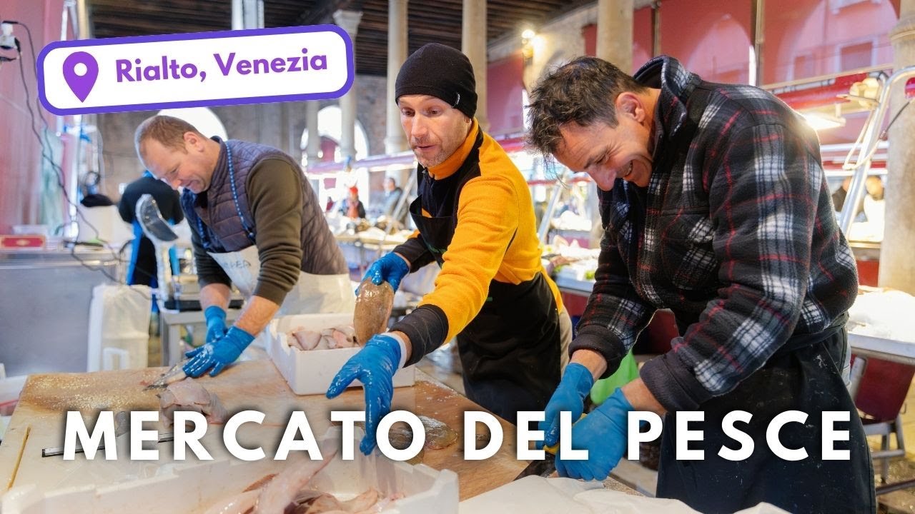 Il MERCATO DEL PESCE di RIALTO - Viaggio fotografico a Venezia
