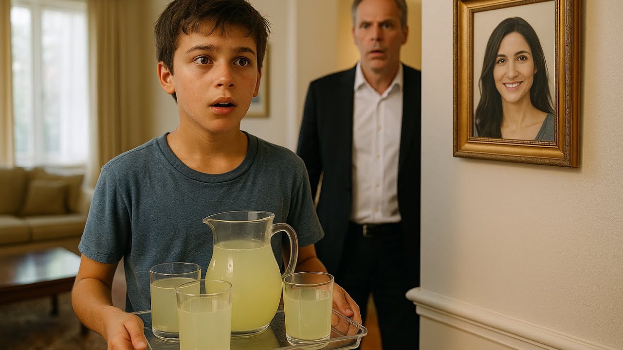 He Entered a Billionaire's Mansion to Sell Lemonade.... and Saw His Mom's Photo on the Wall