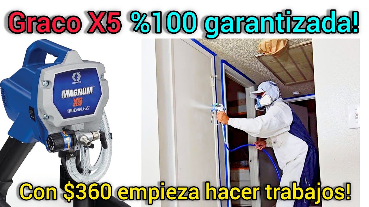 Como usar Graco X5 airless video para principiantes