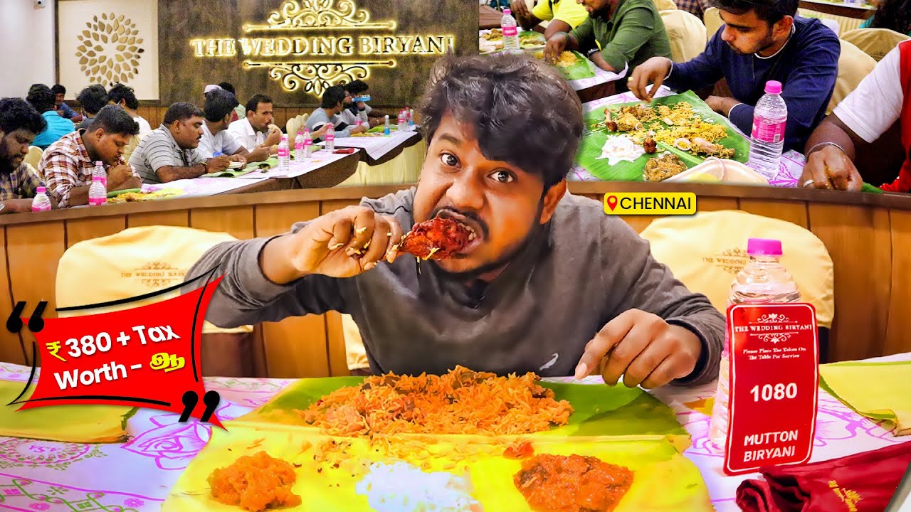 The Wedding Biriyani Velachery - பந்தி Style Kalyana Biriyani experience in Chennai