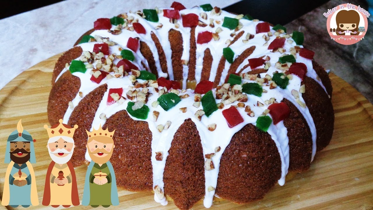 🤴🏽🤴🏼🤴🏻ROSCA DE REYES TIPO PASTEL | ROSCA DE NARANJA