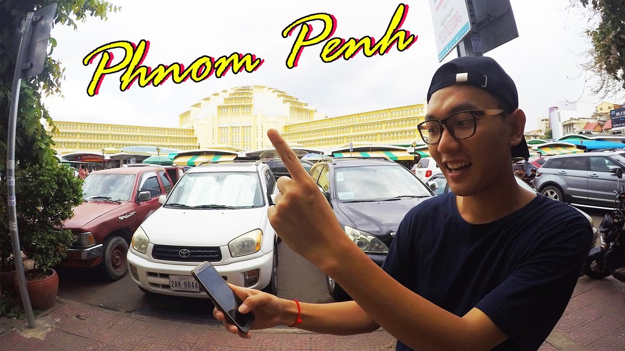 PHNOM PENH Tuk Tuk Tour with Mum - CENTRAL MARKET ផ្សារធំថ្មី | I HEART CAMBODIA Episode 11