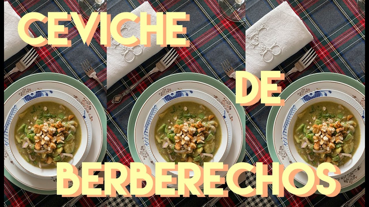 RECETA CEVICHE DE BERBERECHO - GIPSY CHEF