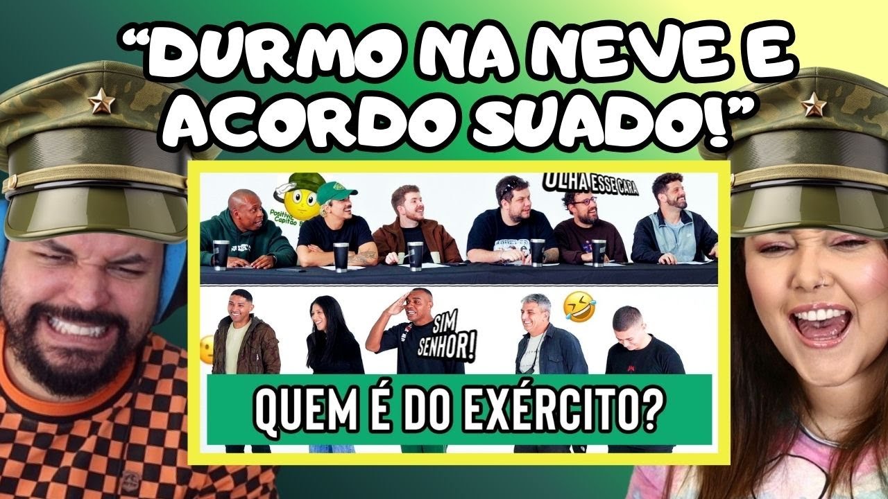 QUEM É DO EXERCITO? Aqueles Caras // REACT