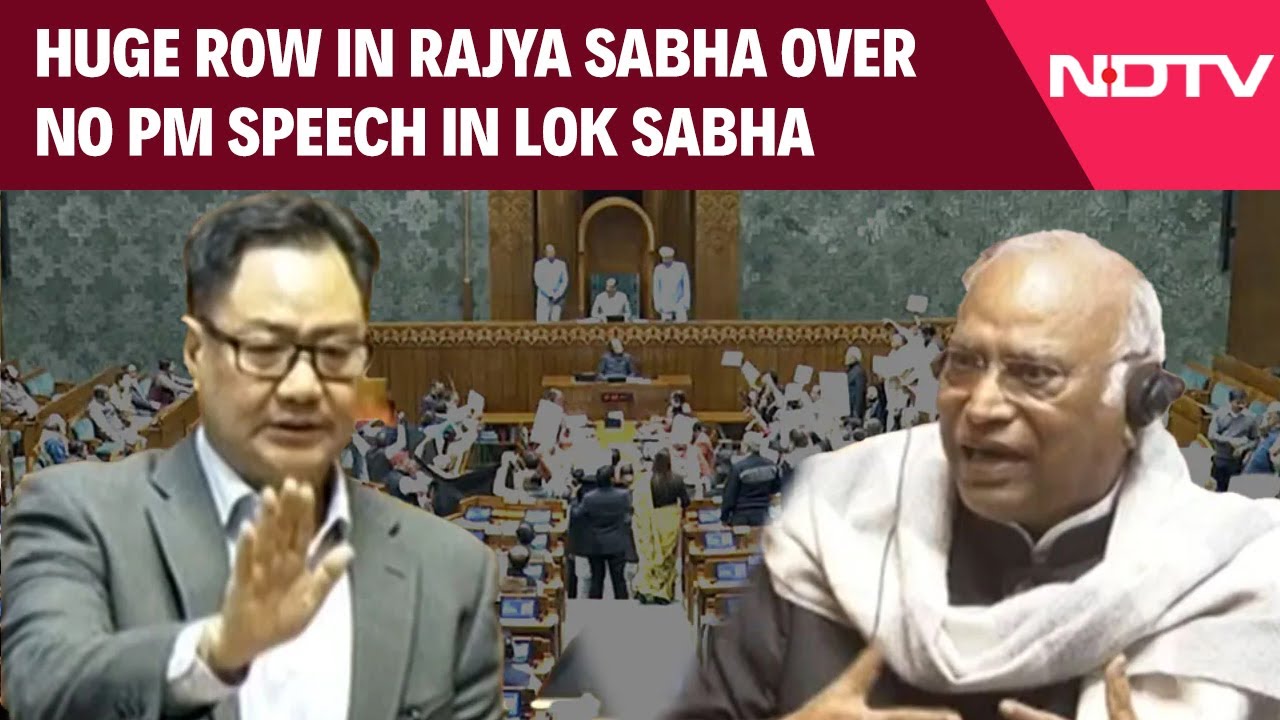 Rajya Sabha News | Huge Row In Rajya Sabha Over No PM Speech In Lok Sabha