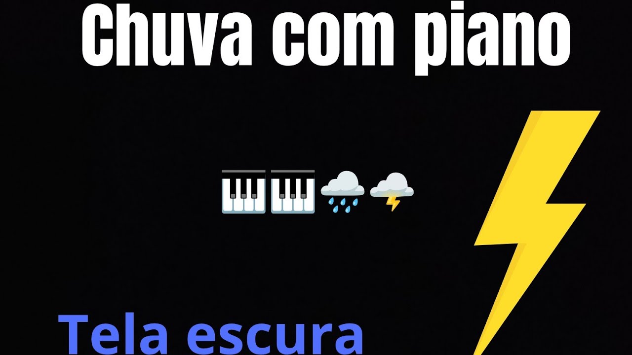 Chuva com Piano Relaxante – 3 Horas para Estudar ou Dormir