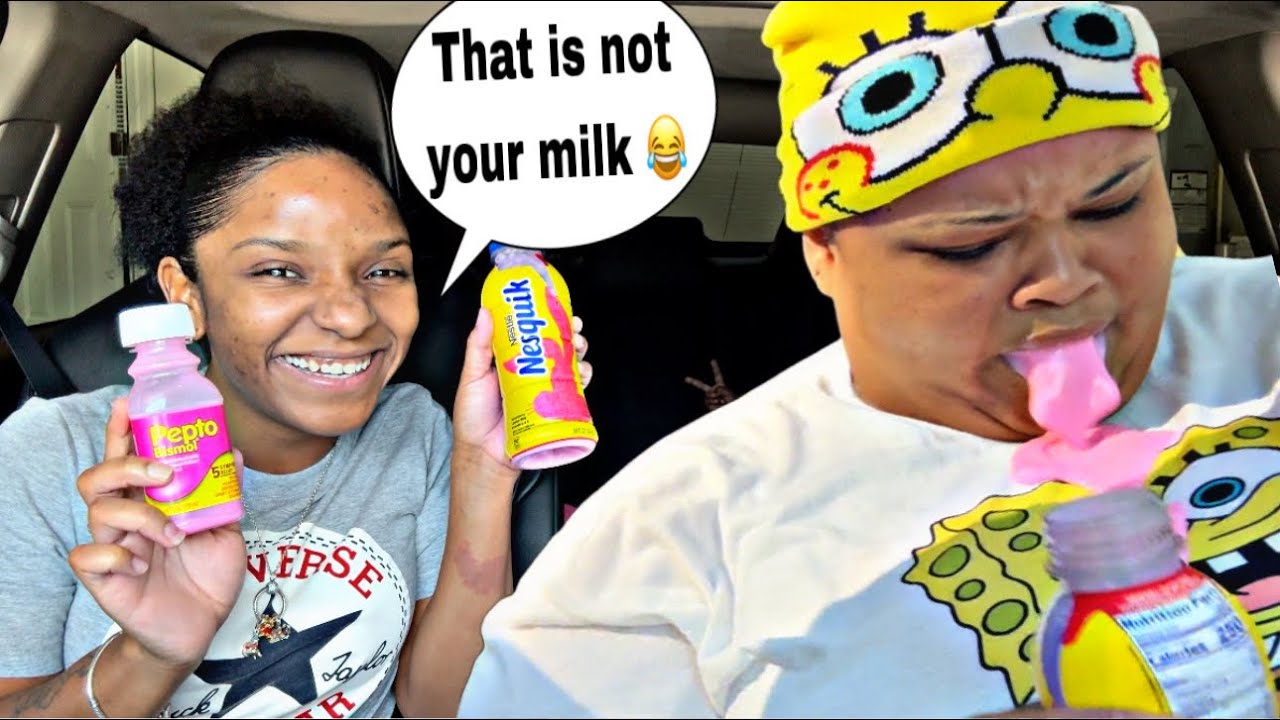 BE CAREFUL WITH ME ( PEPTO BISMOL ) PRANK ON FINACE 🤣🤣🤣🤣