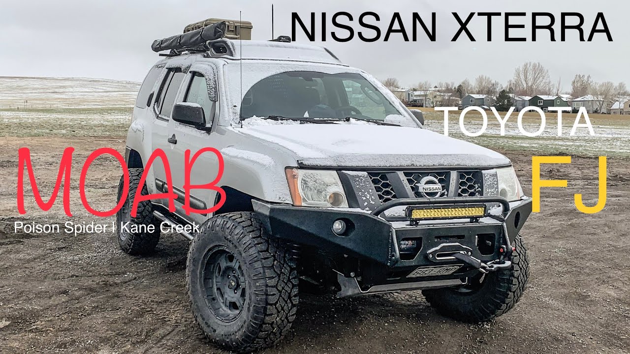Nissan Xterra & Toyota FJ take on Moab | Poison Spider - Kane Creek Canyon
