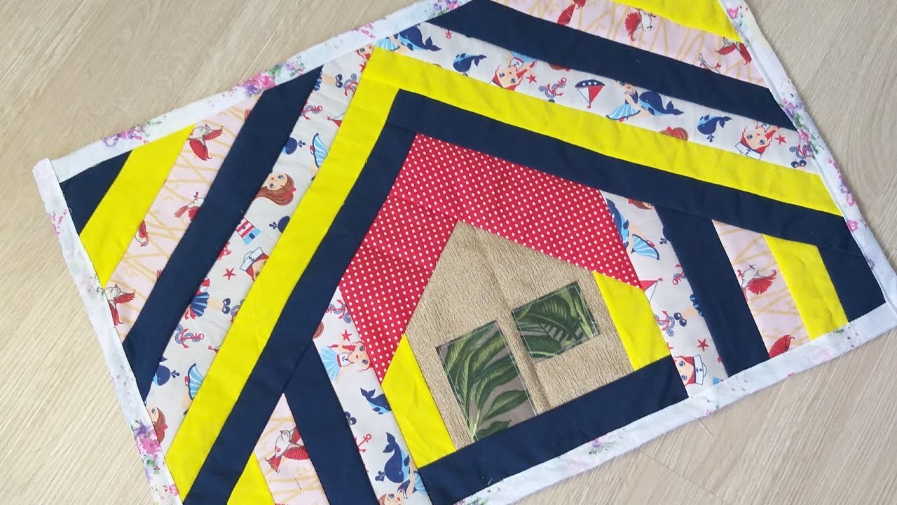 TAPETE RETANGULAR FÁCIL 🏠 CASA ❤ Diy /door mat -дверной коврик - alfombra de puerta