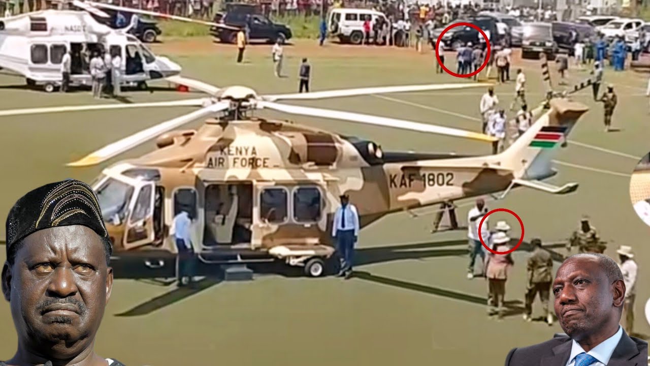 UNBELIEVABLE!! RAILA REFUSES PRESIDENT RUTO'S OFFER TO USE AIRFORCE 1 AEROPLANE INSTEAD USE HIS CAR