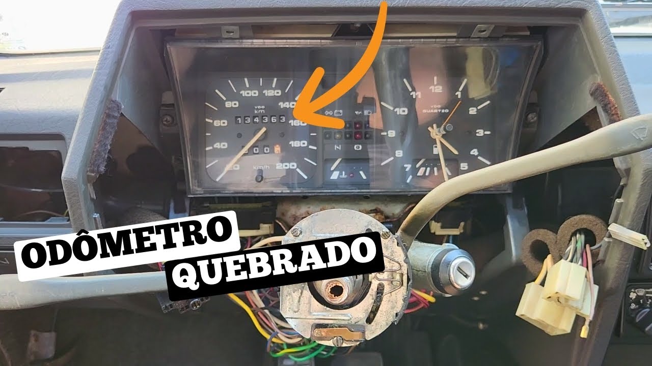 Consertei o odômetro quebrado do meu VW Gol Quadrado FUSCAS POR AÍ