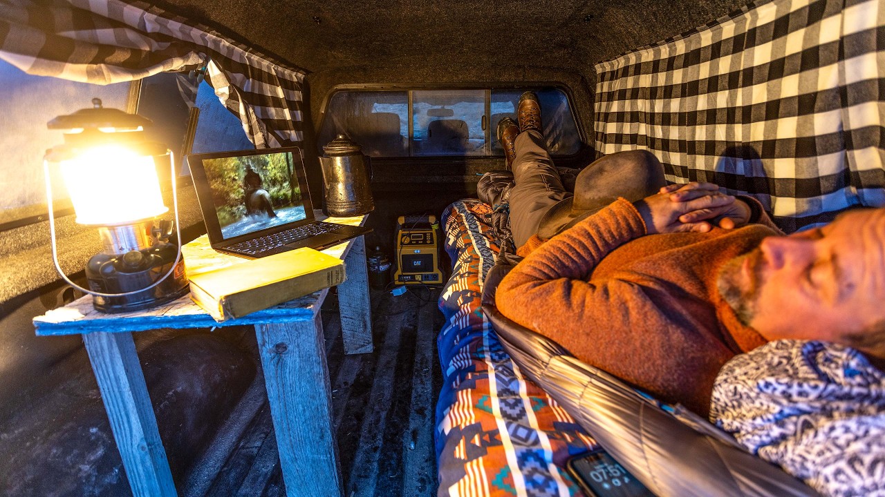 My Food Froze Solid: Solo Truck Camping in Winter!