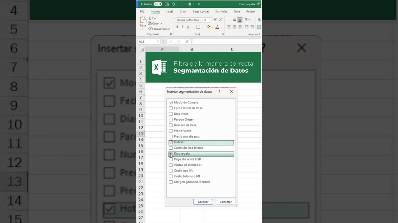 Deja de filtrar como novato en Excel 👀
