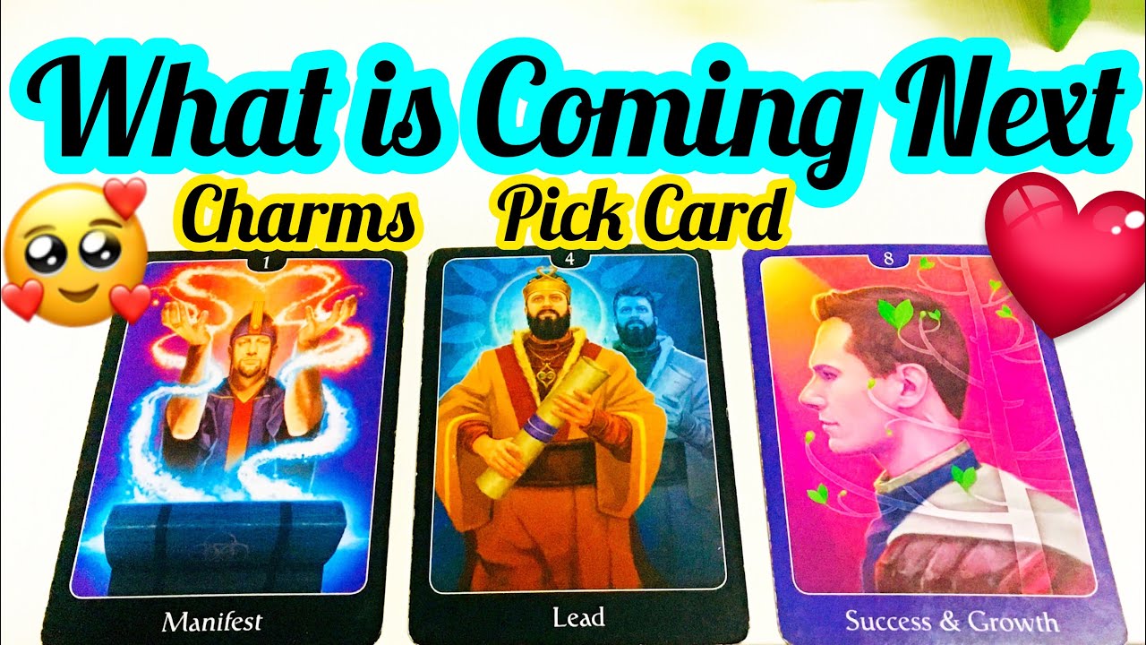 PICK A CARD- CHARMS-WHAT IS COMING NEXT- LOVE WORK- APKE LIYE NEXT KYA HOGA- WEEK TAROT -MWT