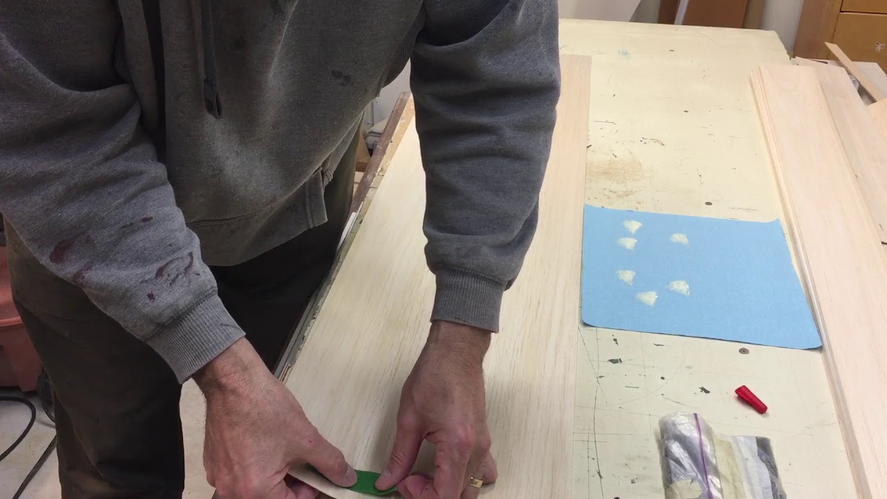 Edge gluing 1/16” balsa sheeting